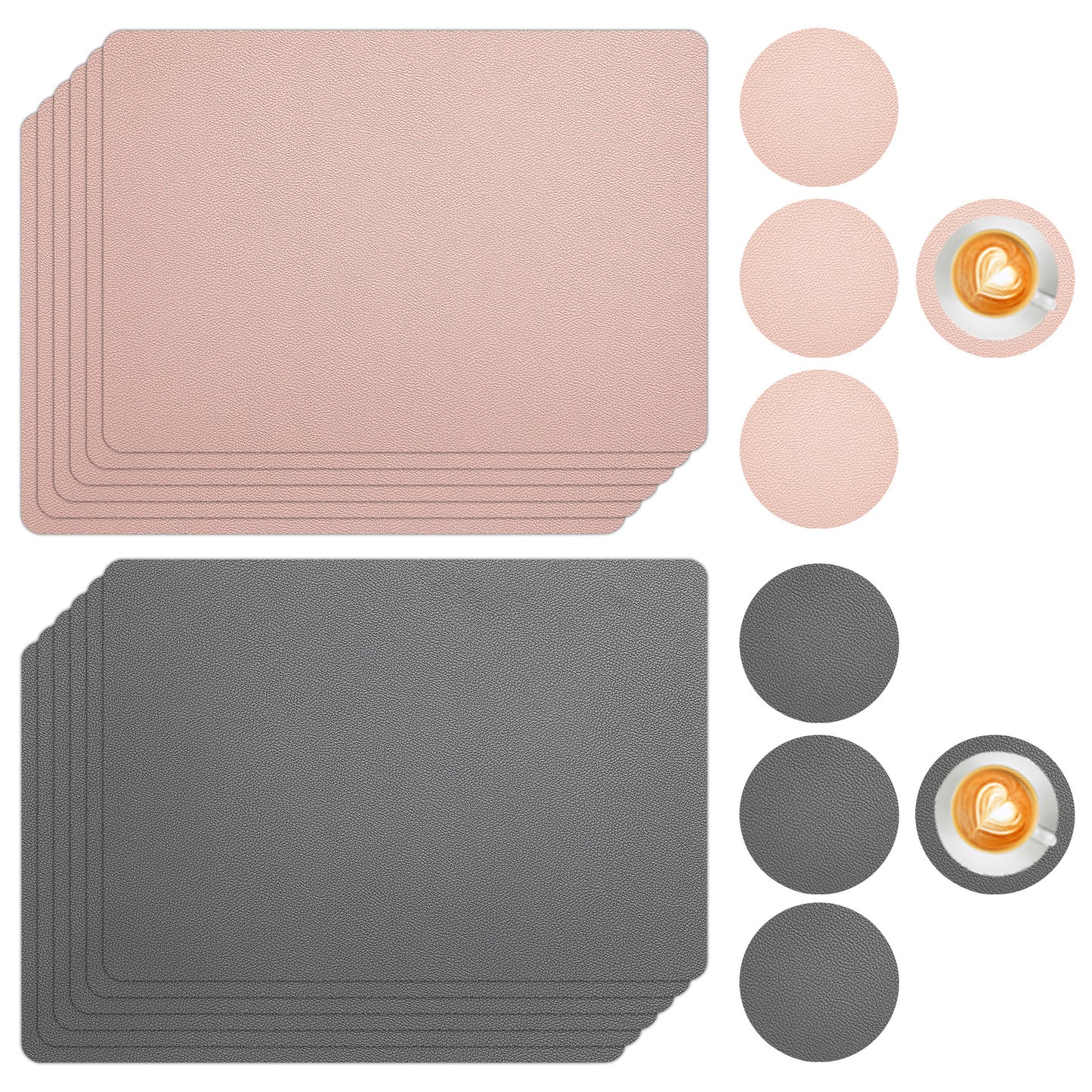 Lychee-patterned double-sided placemats