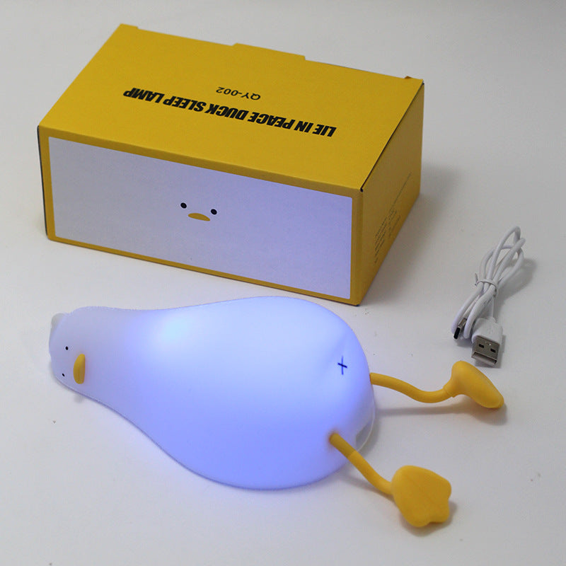 Lying-Flat Duck Night Light