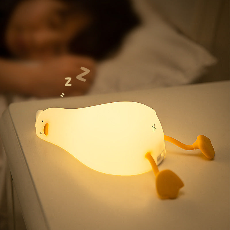 Lying Flat Duck Night Light