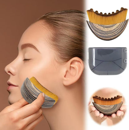 Lymph contour brush