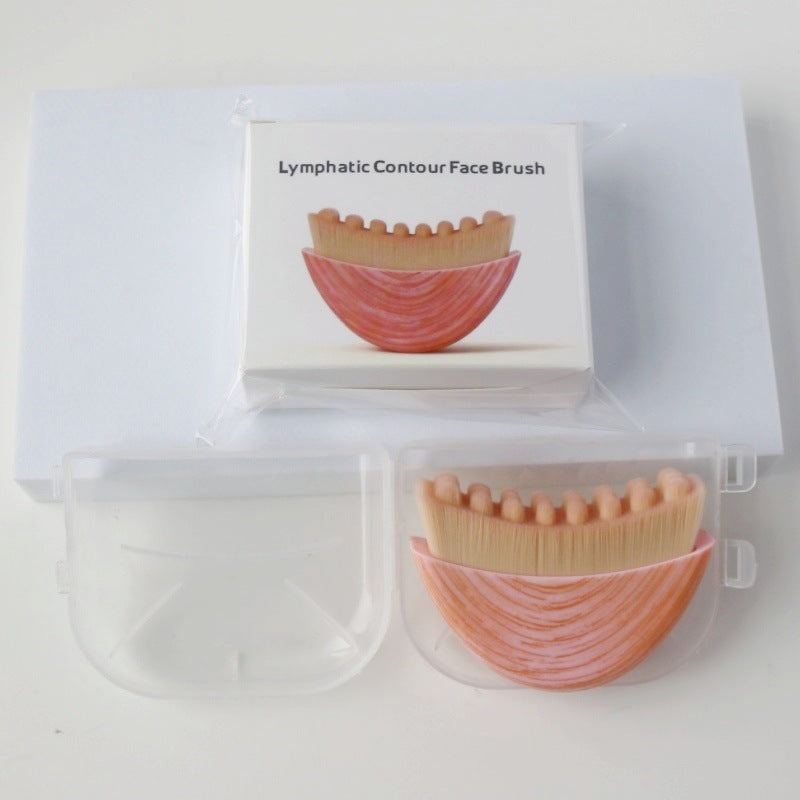 Lymphatic Contour Face Brush for Facial Massage and Sculpting