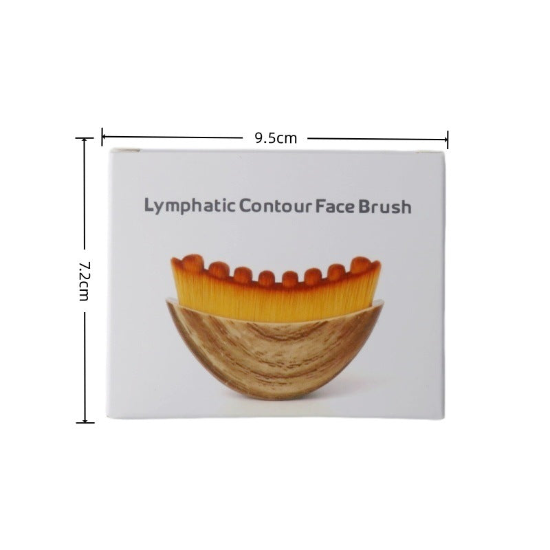 Lymphatic Contour Face Brush for Facial Massage and Sculpting