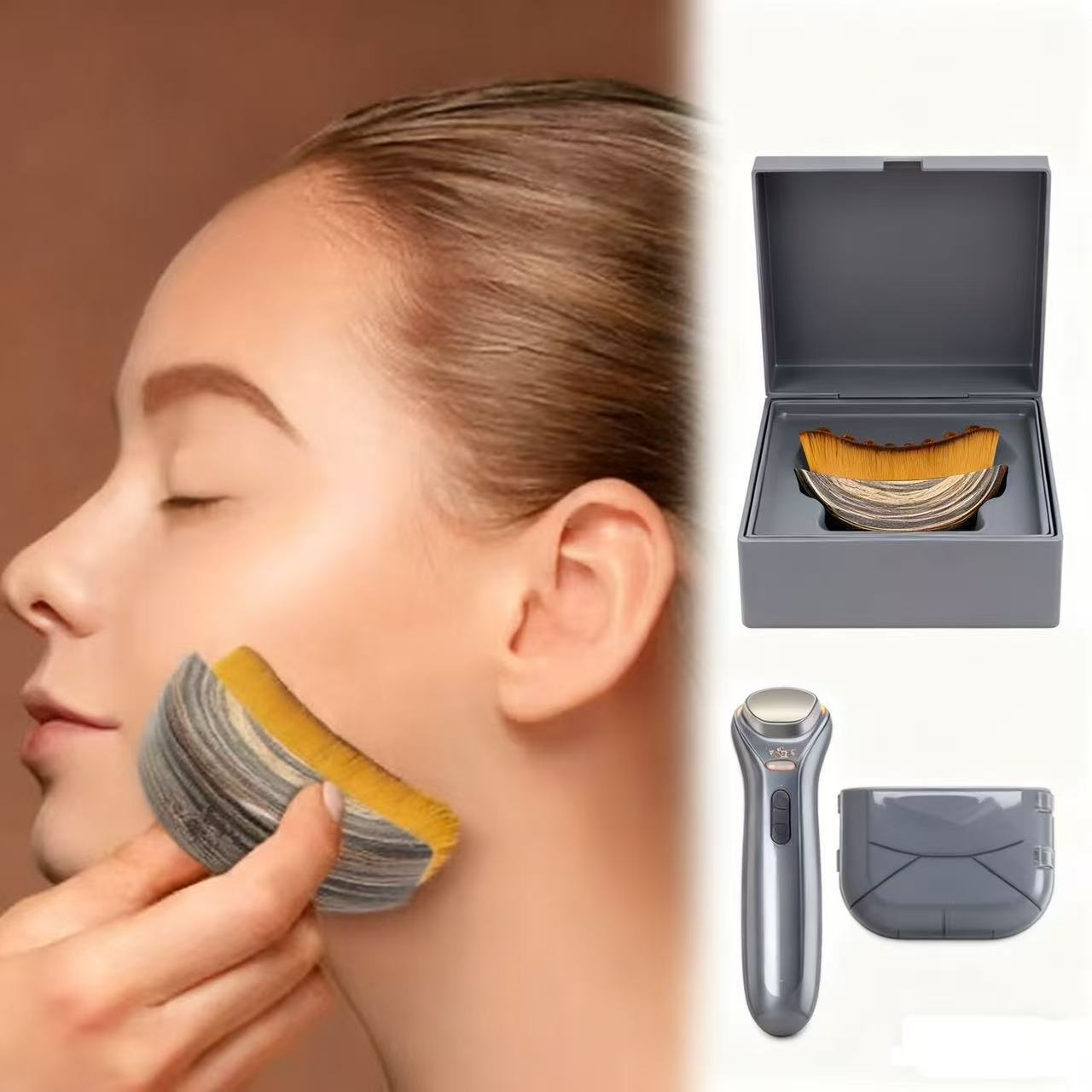 Lymphatic Contour Face Brush for Skin Care