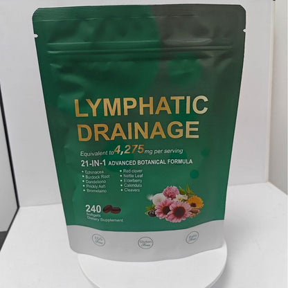 Lymphatic Support Soft Capsules with Echinacea and Vitamin E
