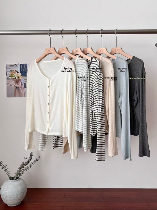 Lyocell Acetate Linen Cardigan
