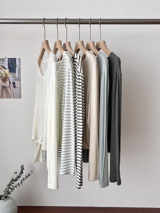 Lyocell Acetate Linen Cardigan