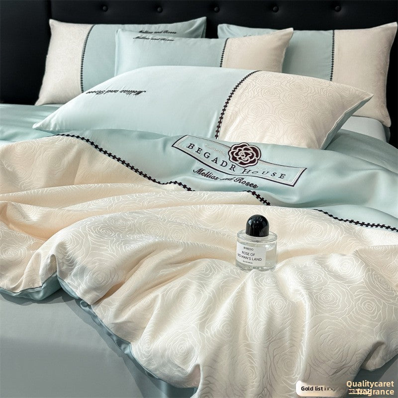 Lyocell Four-Piece Bedding Set Cool Feeling Silk-like