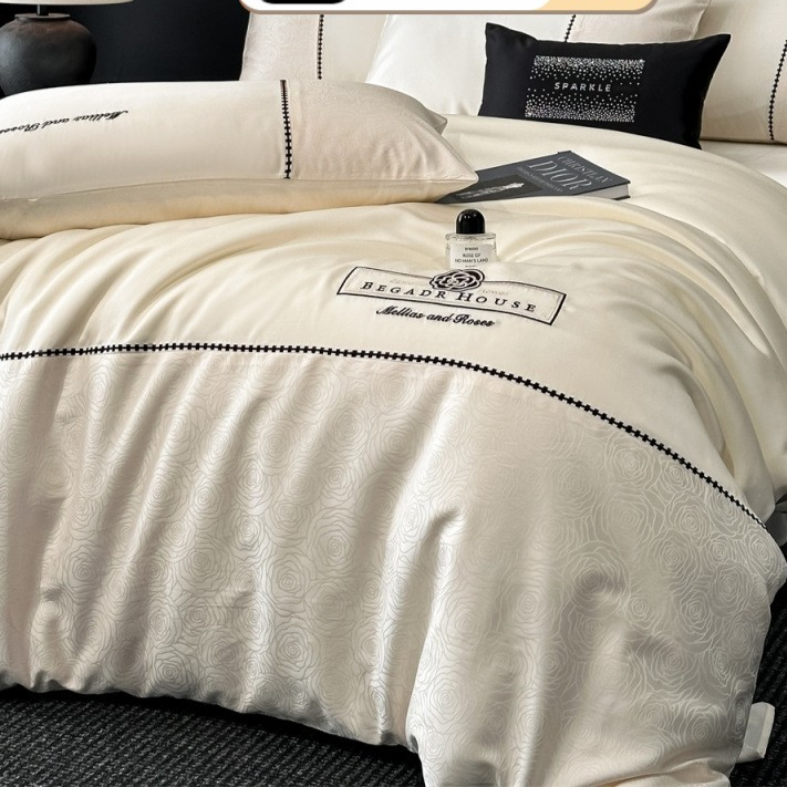 Lyocell Four-Piece Bedding Set Cool Feeling Silk-like