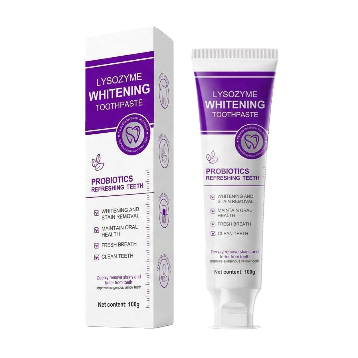 Lysozyme Whitening Toothpaste