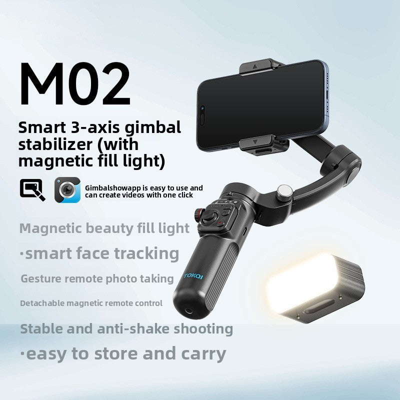 M02 Smart AI Three-Axis Gimbal Stabilizer for Mobile Phones
