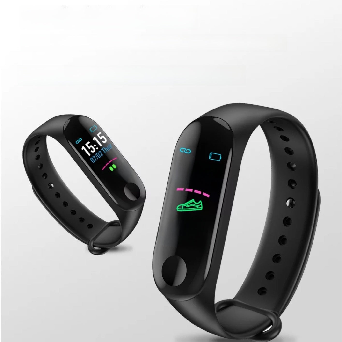 M3 Color Screen Smart Bracelet with Heart Rate Monitoring