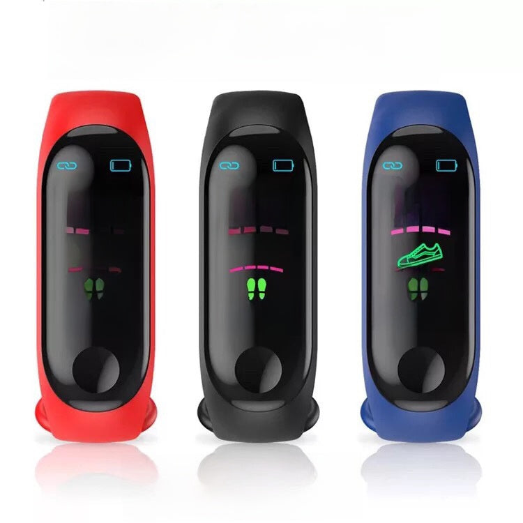 M3 Color Screen Smart Bracelet with Heart Rate Monitoring