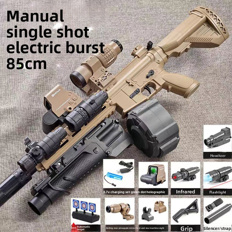 M416 Electric Toy Gun with Soft Bullets and Targets