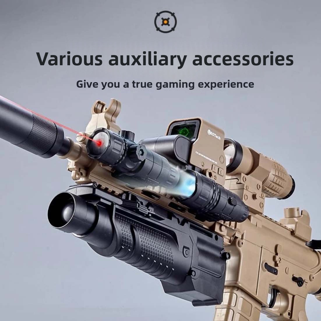 M416 Electric Toy Gun with Soft Bullets and Targets