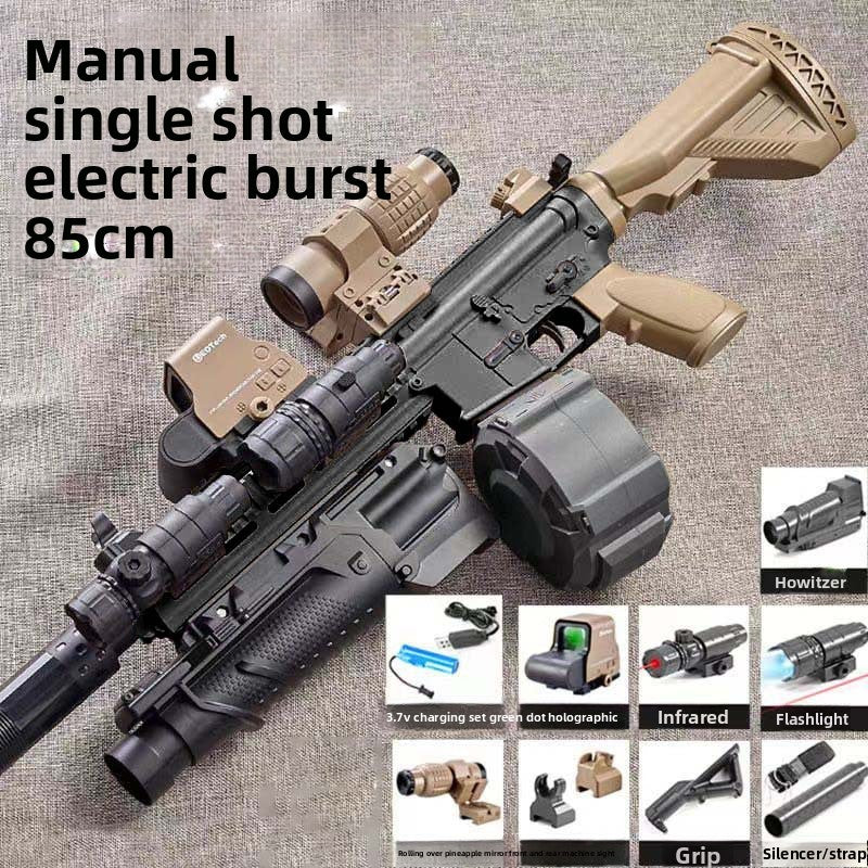 M416 Electric Toy Gun with Soft Bullets and Targets