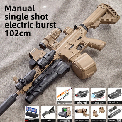 M416 Electric Toy Gun with Soft Bullets and Targets