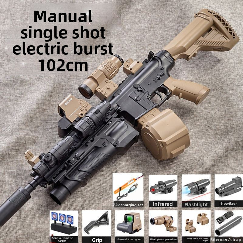 M416 Electric Toy Gun with Soft Bullets and Targets