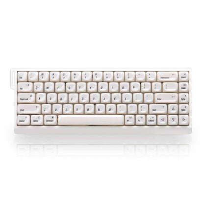 M68 Wireless Bluetooth Mechanical Keyboard with Mahjong Sound, Cute for Girls, Silent for Office, Compatible with Computer and Mobile Phone