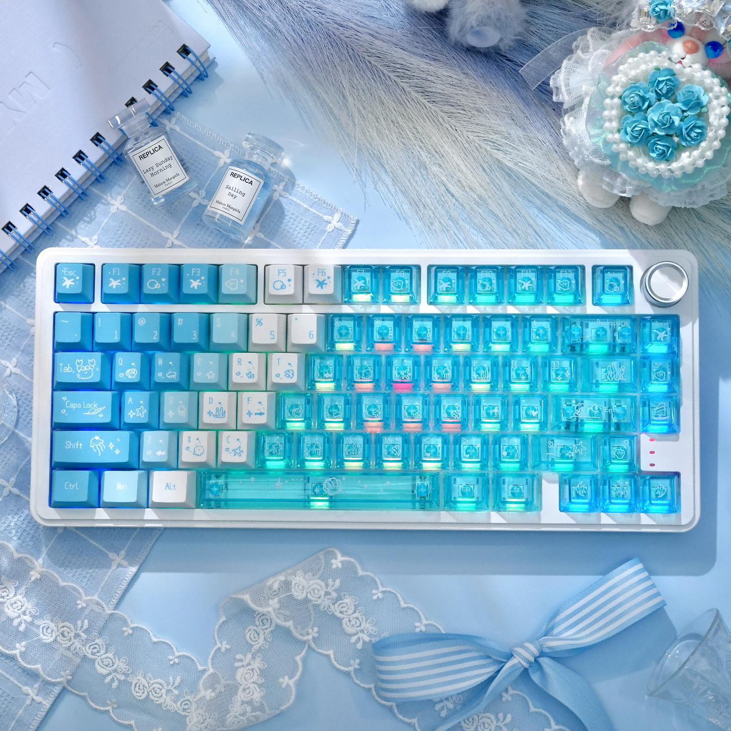 M75 Three-Mode Custom Mechanical Keyboard