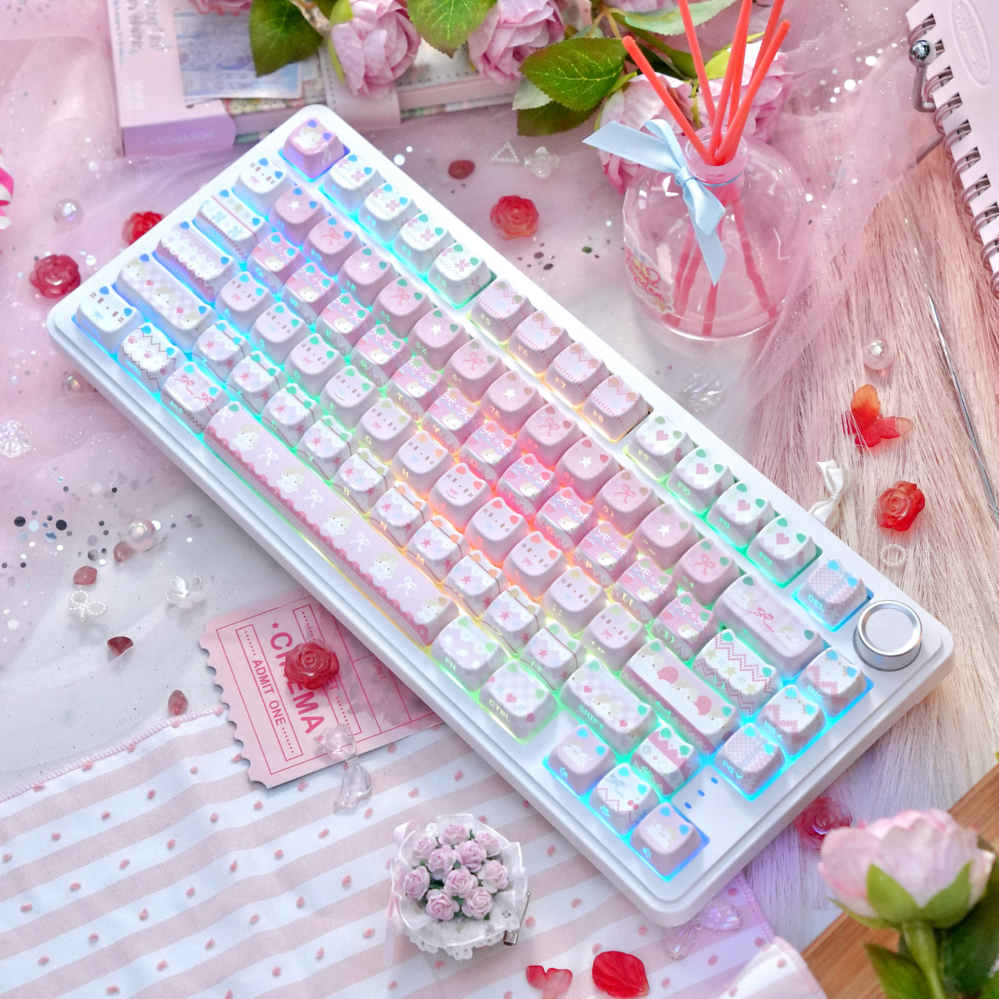 M75 Three-Mode Custom Mechanical Keyboard