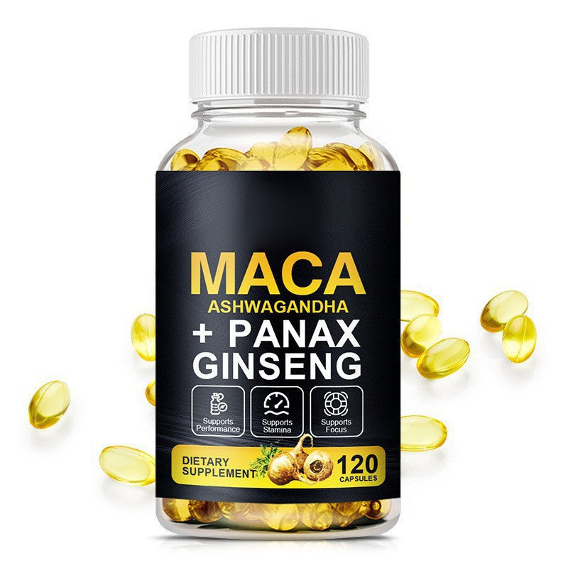 Maca Ginseng Soft Capsules 120 Count