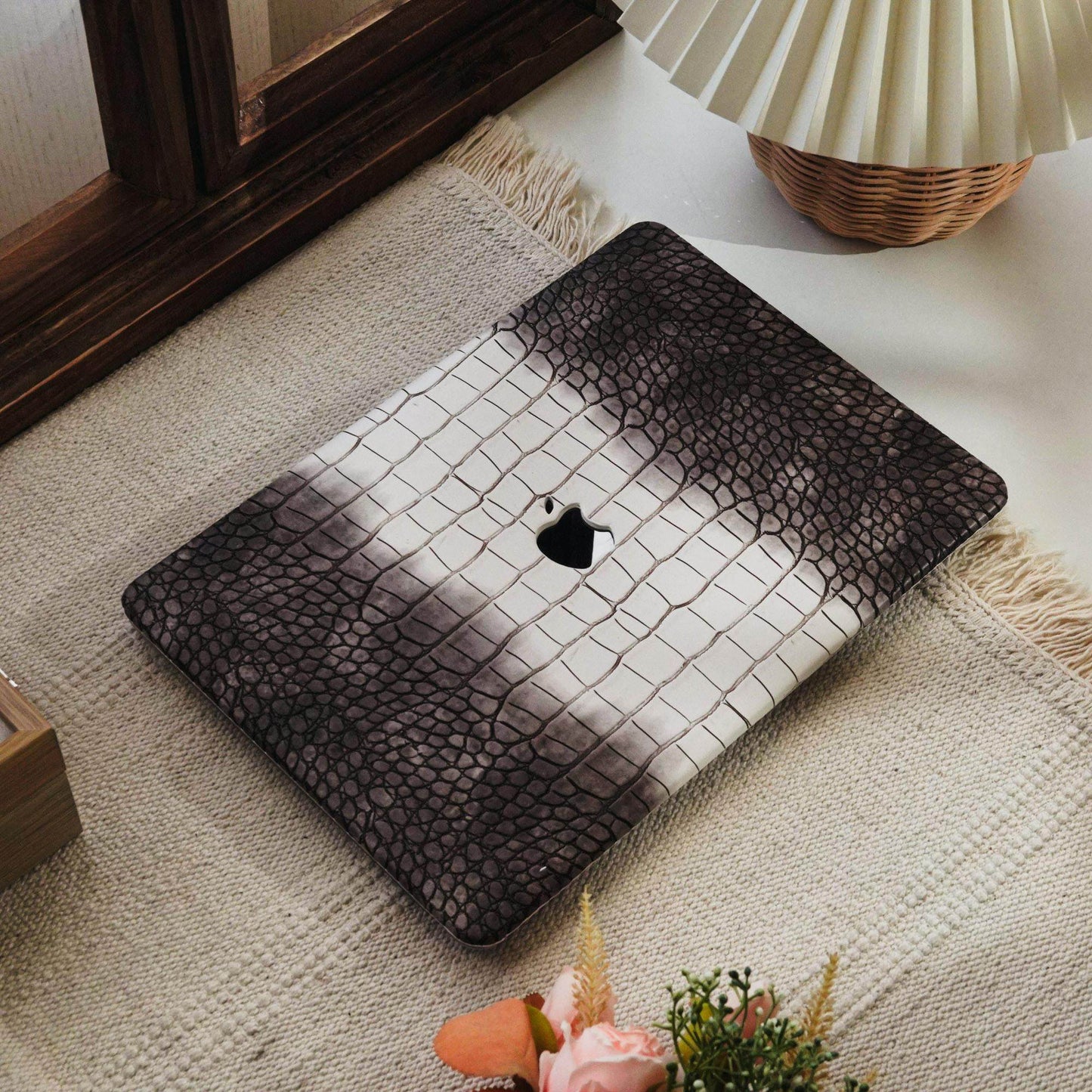 MacBook Crocodile Leather Protective Case
