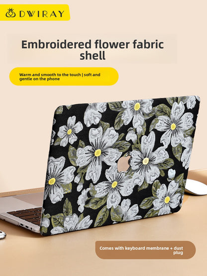 MacBook Protective Case with Embroidery Design