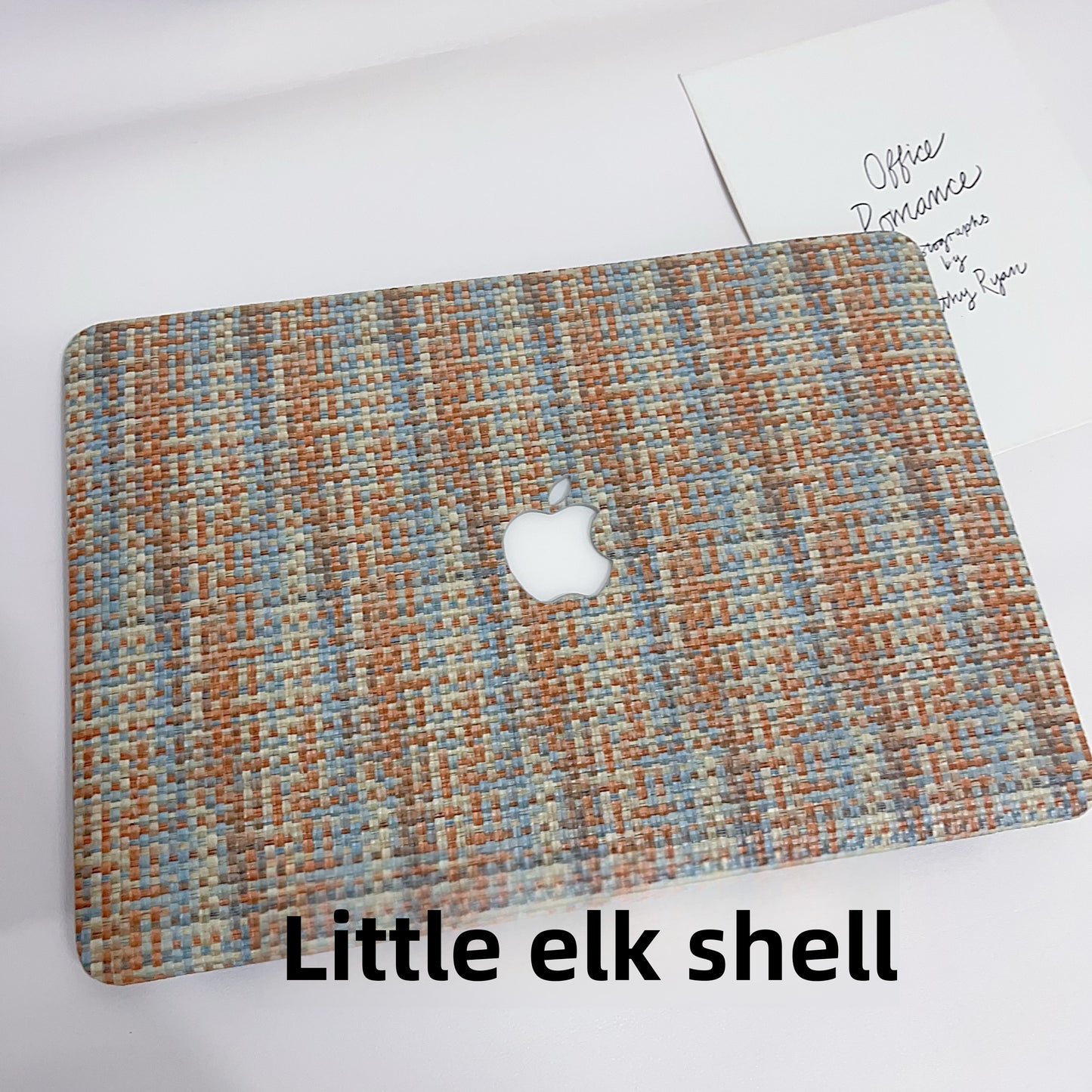 MacBook Protective Case with Straw Texture Design