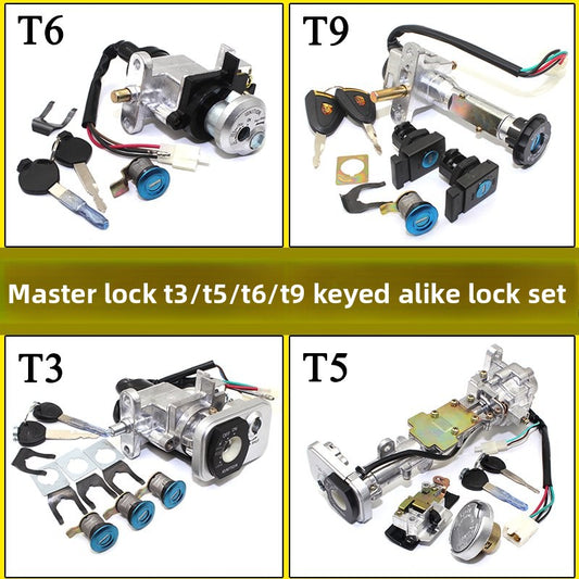 Macester Motorcycle Electric Door Lock Set