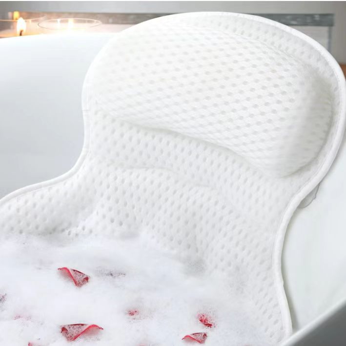 Machine Washable 4D Bath Pillow
