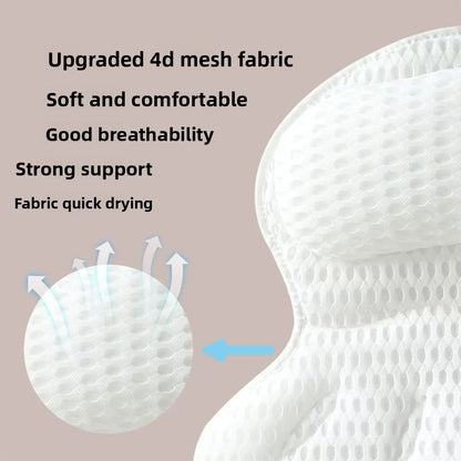 Machine Washable 4D Bath Pillow