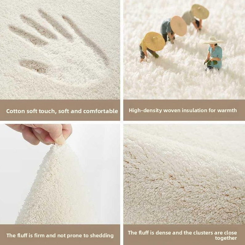 Machine washable bedroom mat