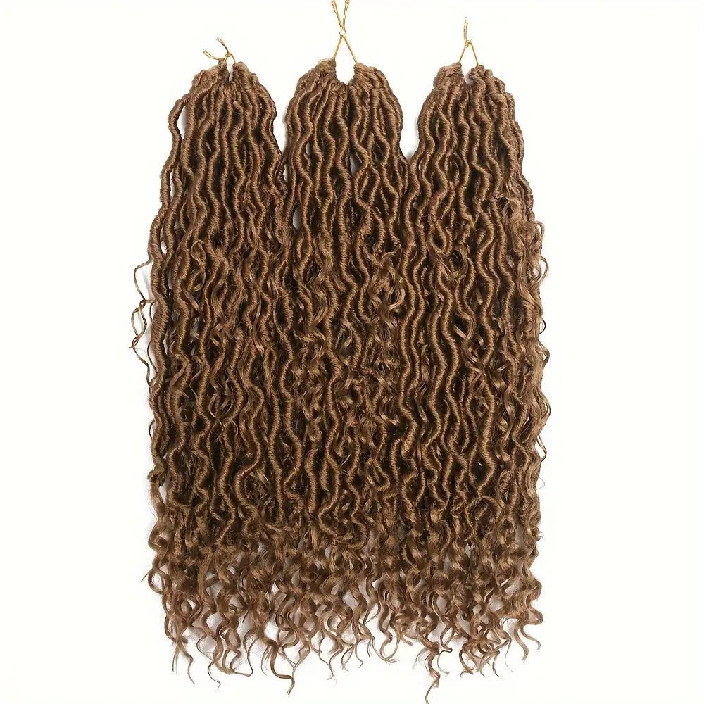 Machine-Woven Synthetic Crochet Hair for Braiding