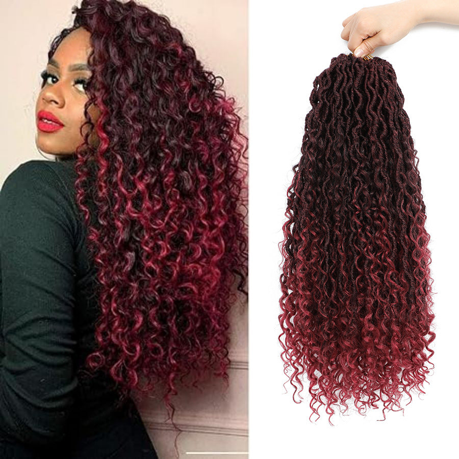 Machine-Woven Synthetic Crochet Hair for Braiding