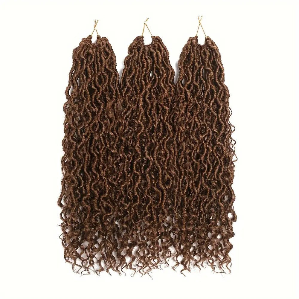 Machine-Woven Synthetic Crochet Hair for Braiding