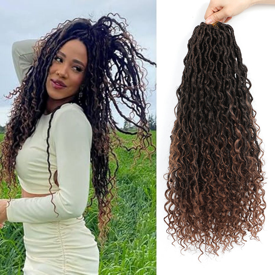 Machine-Woven Synthetic Crochet Hair for Braiding