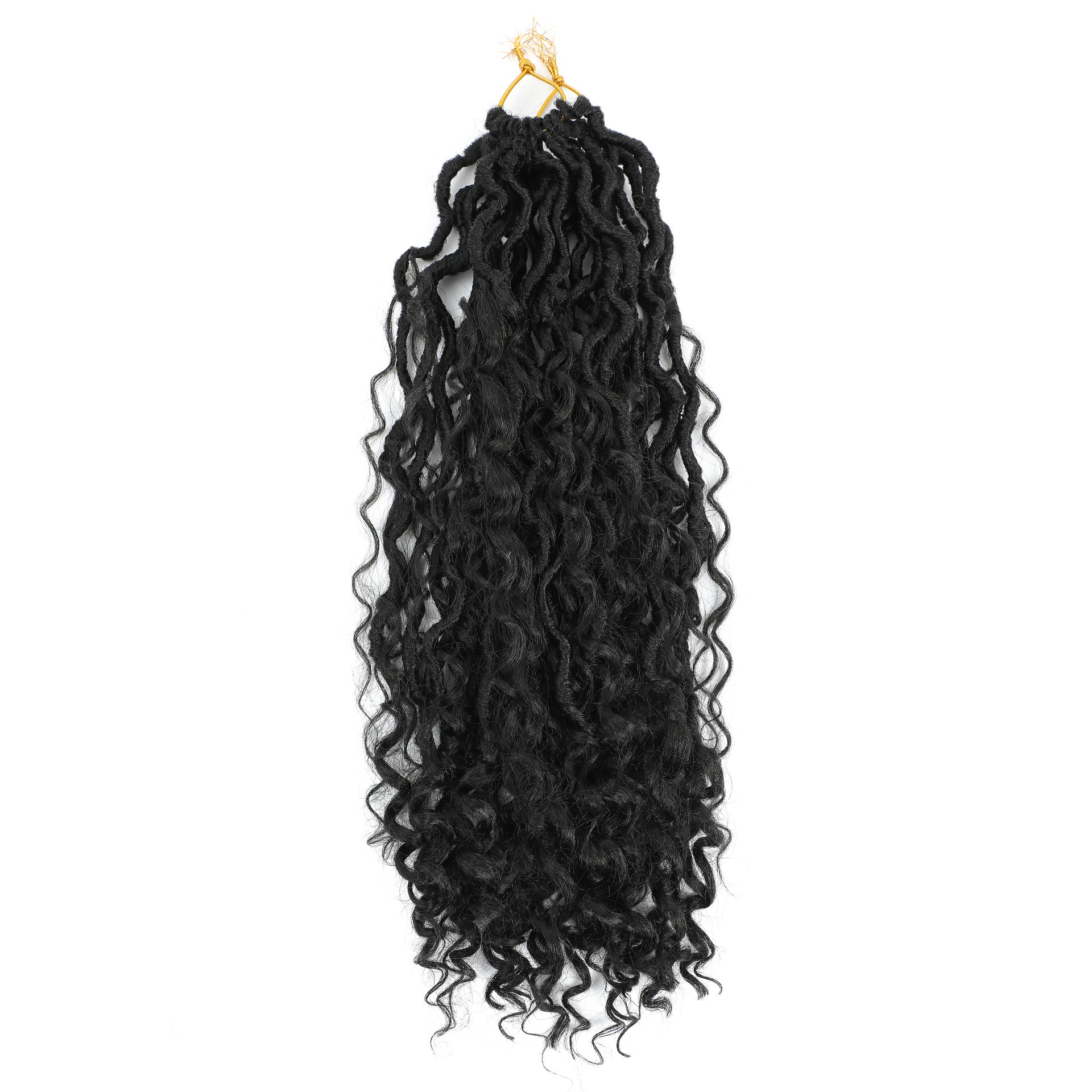 Machine-Woven Synthetic Crochet Hair for Braiding