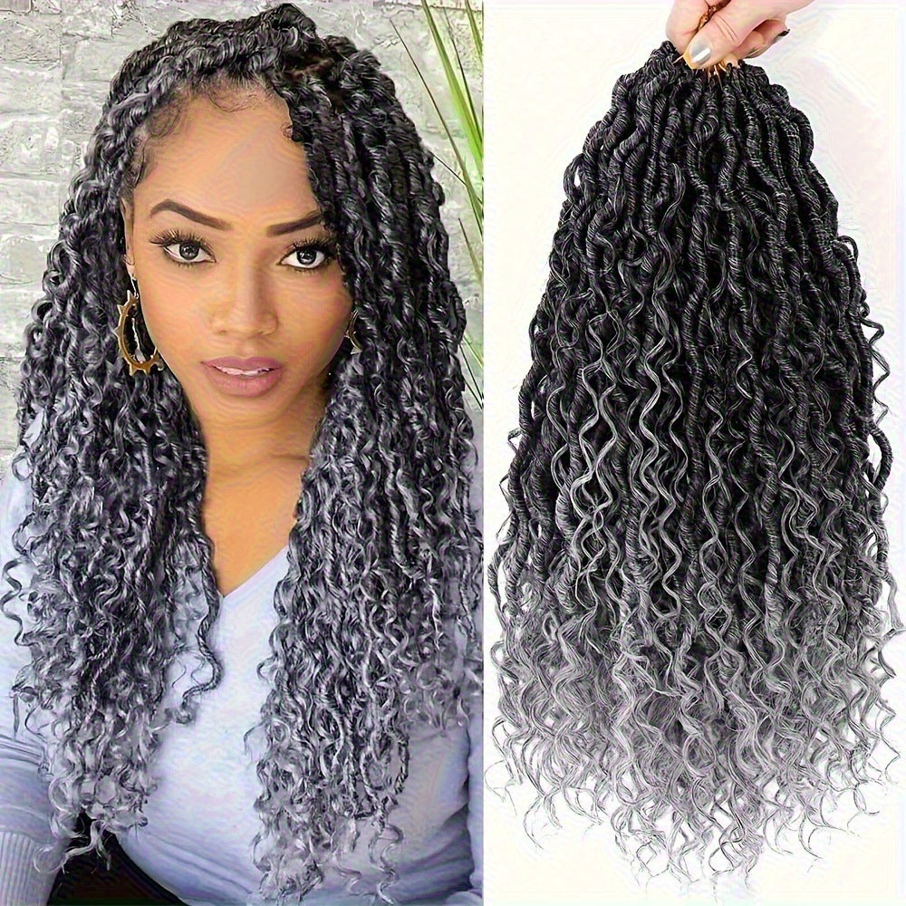 Machine-Woven Synthetic Crochet Hair for Braiding