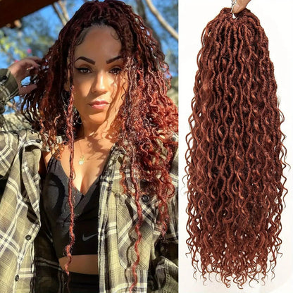 Machine-Woven Synthetic Crochet Hair for Braiding
