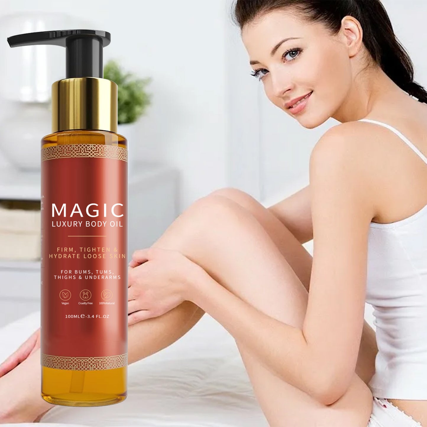 Magic Body Oil for Daily Skin Moisturizing