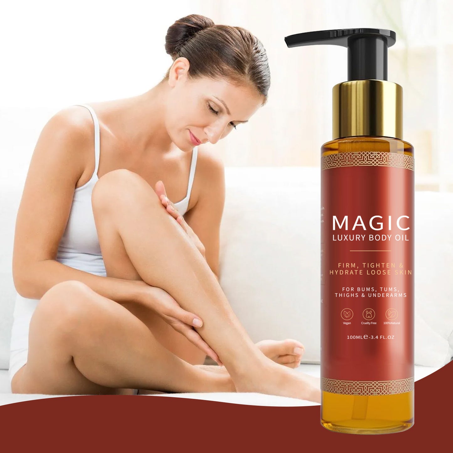 Magic Body Oil for Daily Skin Moisturizing