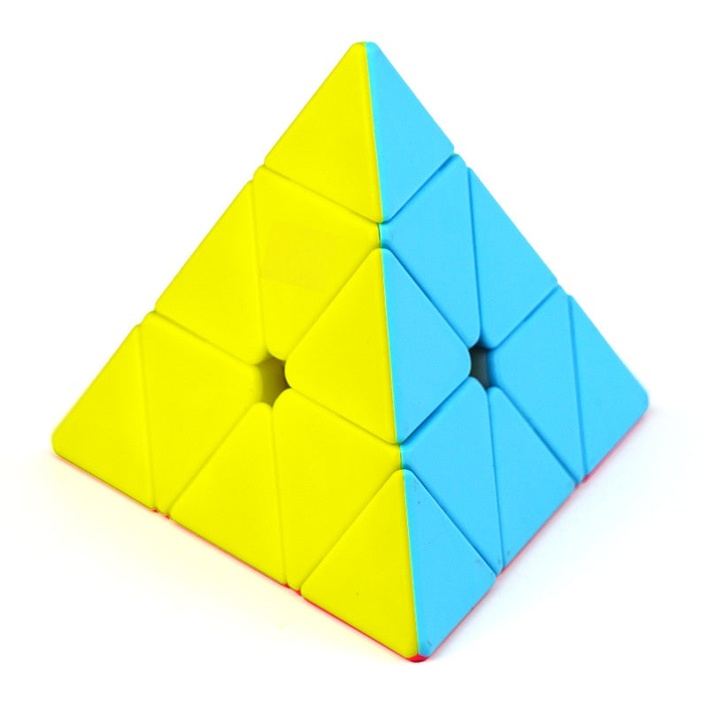 Magic Cube Warrior 3X3 2X2 4X4 5X5 Pyramid Twist Warrior Magnetic Timer Puzzle Toy
