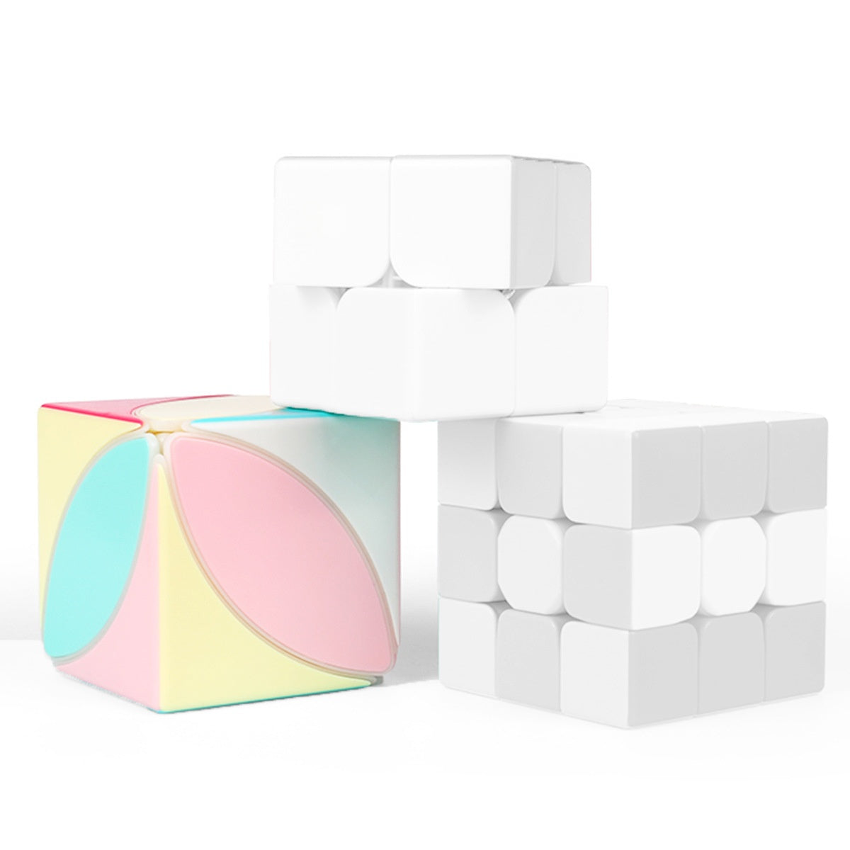 Magic Cube Warrior 3X3 2X2 4X4 5X5 Pyramid Twist Warrior Magnetic Timer Puzzle Toy