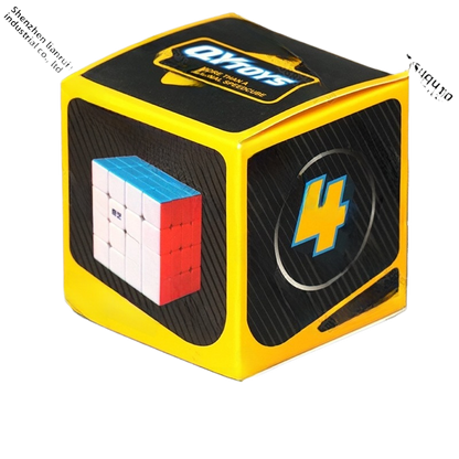 Magic Cube Warrior 3X3 2X2 4X4 5X5 Pyramid Twist Warrior Magnetic Timer Puzzle Toy