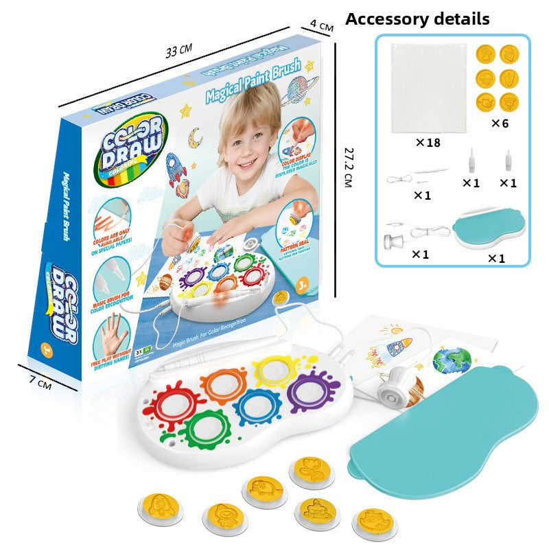 Magic Drawing Pens Set with Magnetic Board