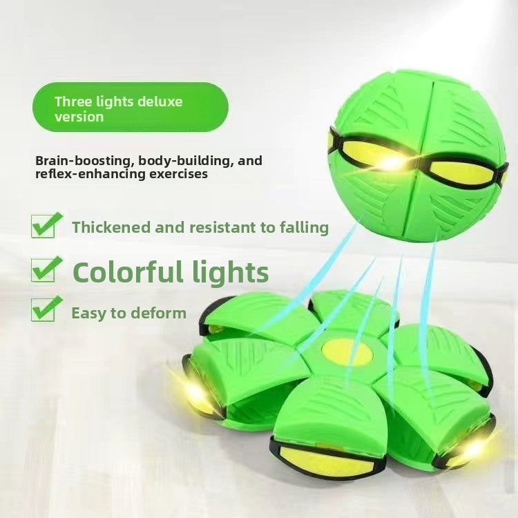 Magic Flying Saucer Ball with Lights