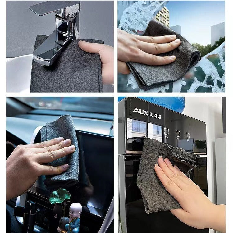 Magic Glass Cleaning Cloth Lint-Free Absorbent