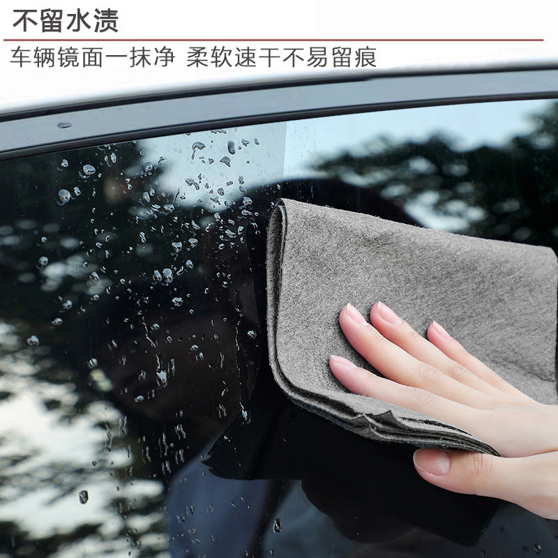 Magic Glass Cleaning Cloth Soft Absorbent Streak-Free