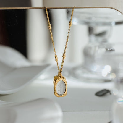 Magic Mirror Rose Necklace