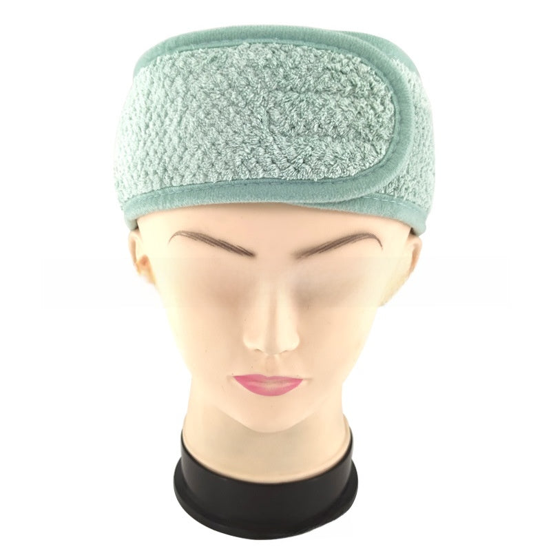 Magic tape washable hair band